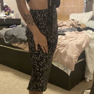 black slip skirt from urban